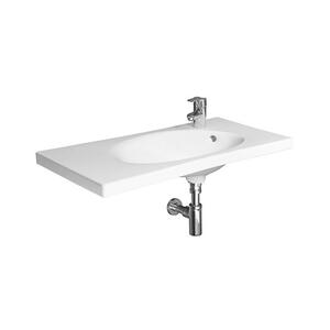 Jika Tigo umivaonik (lavabo) 80x38,5x0,4 konzolni sa rupom za bateriju desno i sa prelivom 8.1221.8.000.106.1