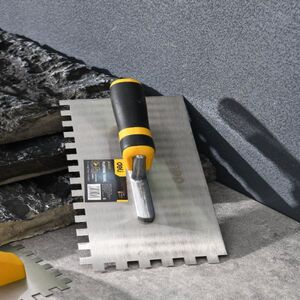 DELI Gleterica čelična nazubljena 10x10 280x130mm EDL509312