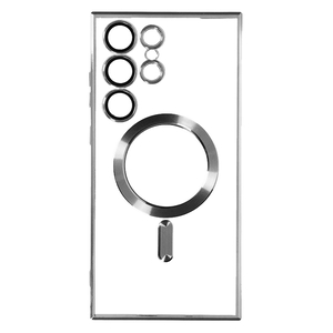Magsafe Samsung S25 Ultra, Silver Silikonska Maska