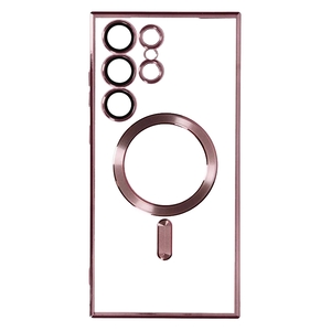 Magsafe Samsung S25 Ultra, Pink Silikonska Maska