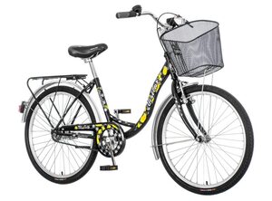 Bicikl visitor lowland 24" crno žuti
