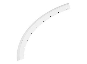 Obruč 28” alu dupli cross x5 12x2 rupa bela boja