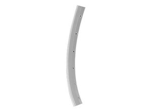 Obruč 28” alu dupli cross x7 32 rupa siva boja sa nitnama