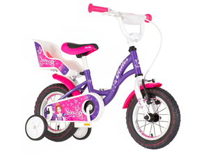 Bicikl visitor princess 12" ljubičasti
