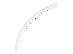 Obruč 28” alu dupli cross x6 36 rupa bela boja sa nitnama