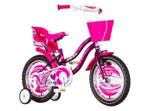 Bicikl visitor little heart 16"  ljubičasti