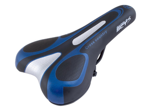 Sedlo mtb plavo crno cross country