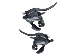 Ručice menjača i kočnice shimano stef50 3/8 crne estef51r8