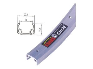 Obruč 28 x 1.3/8 alu (20-622) j20a