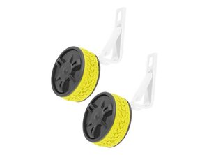 Pomoćni točkići crno žuti nosač beli, širi točkići veličina 20”