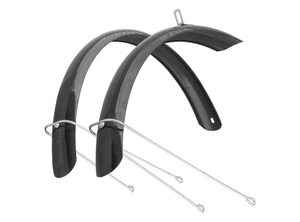 Blatobran eurofender 20" folding bike pvc crni 51 mm širina eco type montaža