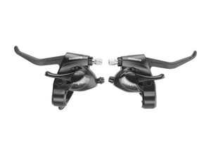 Ručica menjača/ kočnice shimano 3/7 brzina crne astef41r7