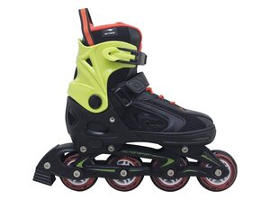 Roler pw126b-10 crno neon zelena alu m(37-40) abec5 pu točkići