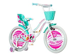 Bicikl visitor ice cream 20" belo tirkiz
