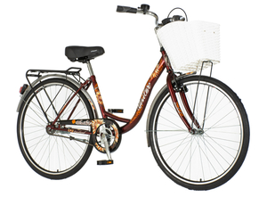 Bicikl visitor lowland 26x1.3/8"  crveno  narandžasti