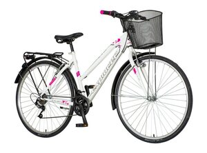 Bicikl explorer elite lady 28" belo roze