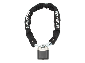 Brava lanac na katanac crna 8x800 mm golden key