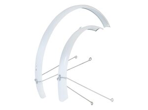 Blatobran sa držačima 26" metal beli