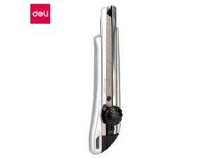 DELI SKALPEL  18mm metalni sa kružnom bravicom E2045