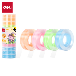 DELI SELOTEJP  NEON 12mm*30y*38μm SET 1/12 EA690