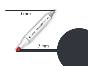 DELI MARKER SKETCH  BG9 PLAVO-SIVA 70801A-BG9