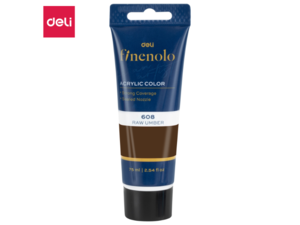 DELI AKRILNA BOJA  U TUBI RAW UMBER BRAON 75ml EC75-RU