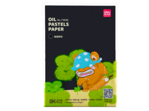DELI PAPIR ZA CRTANJE ULJANIM PASTELIMA  A3 - 20 lista - crni 73930