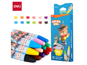 DELI VOŠTANE BOJICE  JUMBO KRATKE COLOR KIDS 1/12 EC221-12