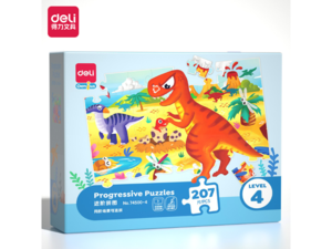 DELI PUZZLE - SLAGALICA  PROGRESIVNI nivo 4 - 207 delova 74500-4