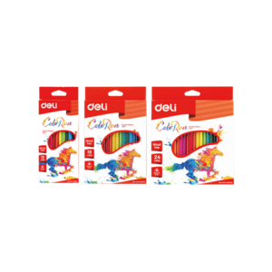 DELI PLASTIČNE BOJICE  TROUGAONE 1/12 EC00100