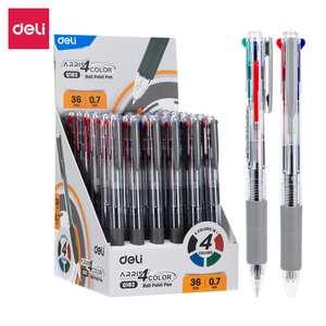 DELI HEMIJSKA OLOVKA  4u1 plavi, crni, crveni i zeleni ispis 0.7mm EQ182