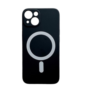 Magsafe iPhone 15, Black Silikonska Maska