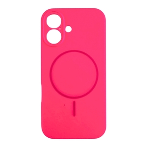 Magsafe Lux iPhone 16, Pink Silikonska Maska