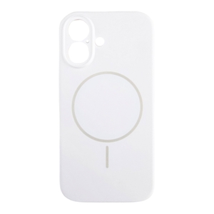 Magsafe Lux iPhone 16, White Silikonska Maska