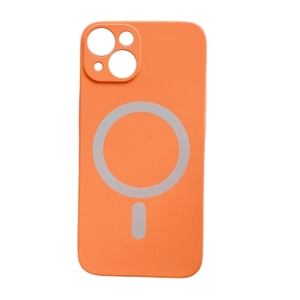 Magsafe Color iPhone 15, Orange Silikonska Maska