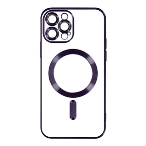 Magsafe iPhone 16 Pro Max, Lila Silikonska Maska