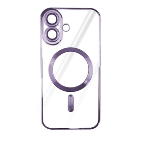Magsafe iPhone 16, Lila Silikonska Maska