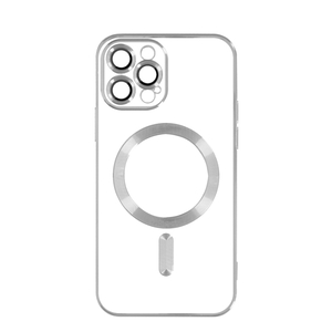 Magsafe iPhone 16 Pro, Silver Silikonska Maska