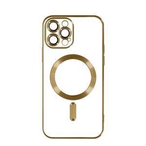 Magsafe iPhone 16 Pro, Gold Silikonska Maska