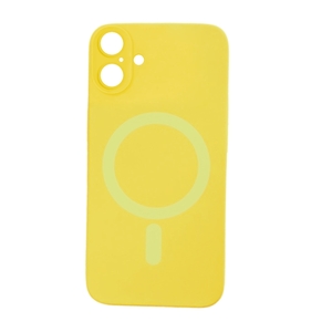 Magsafe Color iPhone 16, Yellow Silikonska Maska
