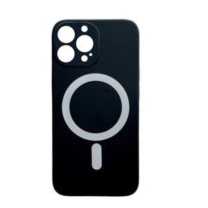 Magsafe Color iPhone 16 Pro Max, Black Silikonska Maska