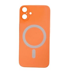 Magsafe Color iPhone 16, Orange Silikonska Maska