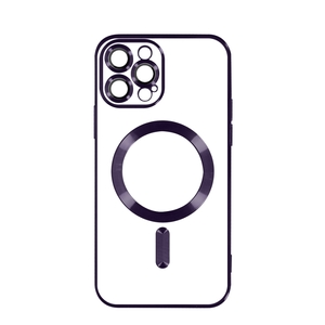 Magsafe iPhone 16 Pro, Lila Silikonska Maska