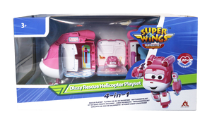 SUPER WINGS Dizzy Rescue helikopter Playset