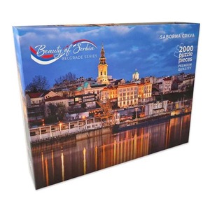 Beauty of Serbia Puzzle- Saborna Crkva 2000 pcs