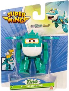 SUPER WINGS 10cm transformacija Tino