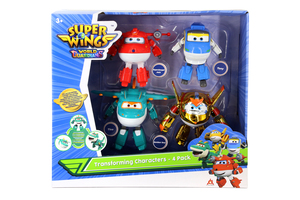 SUPER WINGS transformacija 4pk-Supercharged avion i Golden Boy i Tino i Tony