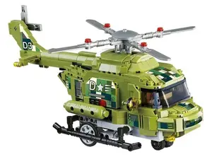 Wise Blocks -  Vojni helikopter Deluxe na daljinsko upravljanje