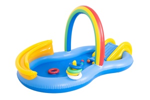 Jilong Bazen za igru Rainbow sa prskalicom 122x104cm