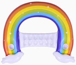 Jilong Ležaljka za vodu Rainbow 107x95x23cm